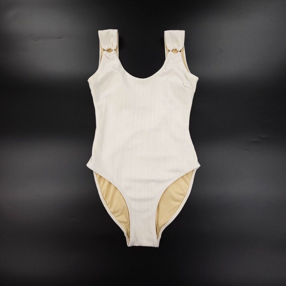 ALBION Monica One-Piece Swimsuit Minimal Clean Girl Beachy Boho Coconut Girl XS